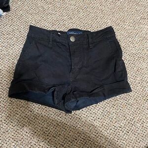 Aeropostale Black Jean Shorts